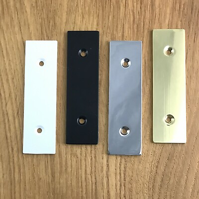 Doorbell Brass Cover Plate White Black Polished Chrome Polished Brass