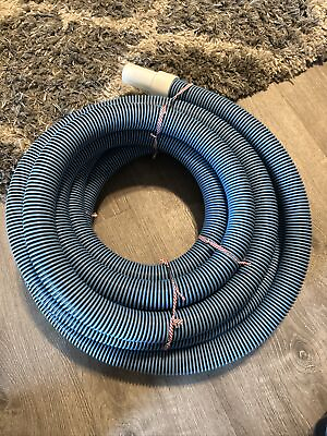 #ad Blow Molded PE In Ground Swimming Pool Vacuum Hose with Swivel Cuff 31’x1.75 SB