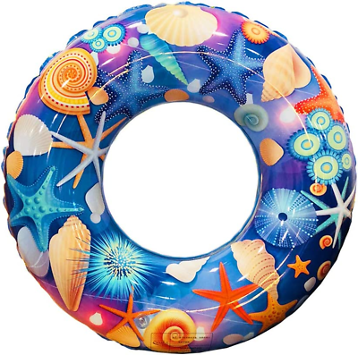 #ad Swim Rings for Kids Adults Pool Swimming Ring Inflatable Float Raft Water Swi...