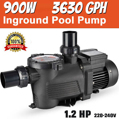 1.2HP For Hayward Swimming Pool Pump Motor Strainer w Cord In Above Ground 900W
