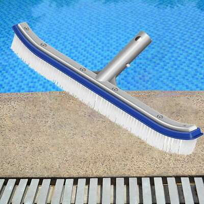 #ad Premium 18 inch Pool Brush Head Aluminium Swimming Pool Brush Nylon Bristles