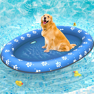 #ad Dog Float Raft Inflatable Dog Swimming Float for Summer