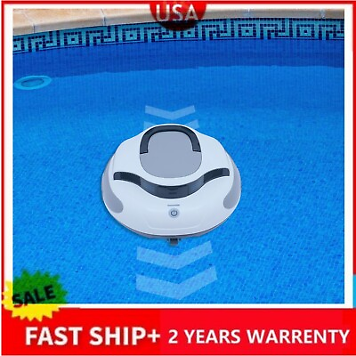 #ad Automatic Cordless Robotic Pool Cleaner Pool Vacuum for Above Ground Pools 42L