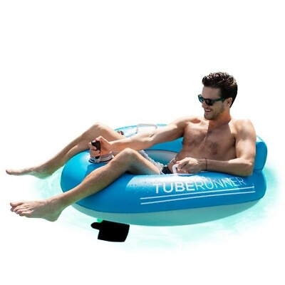Poolcandy Tube Runner Motorized Jumbo Pool Tube Deluxe Inflatable Floats