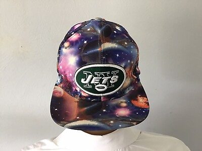 #ad Mitchell amp; Ness NFL NY JETS Men#x27;s Planet Solar System Wool Snap Back Cap Hat