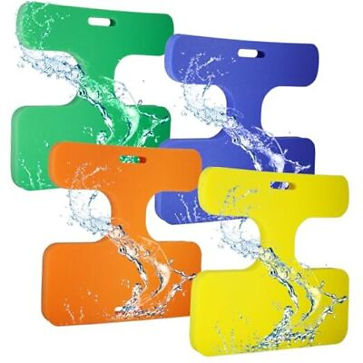 #ad 4 Pcs Foam Water Saddle 19.7 x 19.7 x 1.6 inch Blue Yellow Green and Orange
