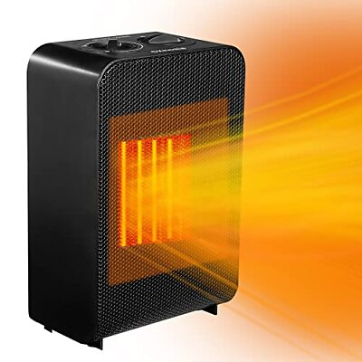 Space Heaters 1500W 750W Electric Heater Indoor Use Small with Thermostat
