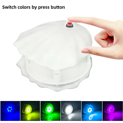 9 Pack WYZM LED Pool Light for Above Ground Swimming PoolColor Changing Pool
