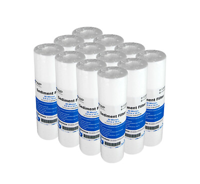 #ad Sediment Melt Blown Water Filter Cartridge Standard 2.5x10quot; 20 Micron 12 Pack