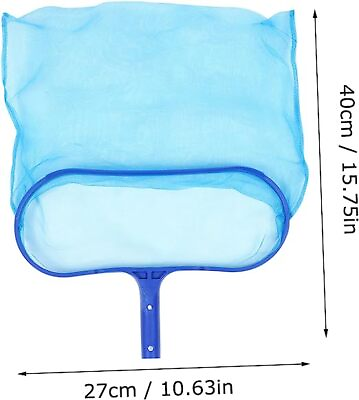 #ad Deep Bag Pool Rake amp; Swimming Leaf Skimmer Net Fine Mesh Fits Most Standard Pole
