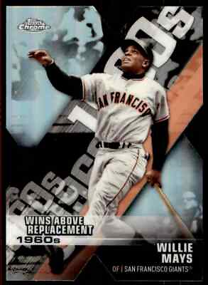 2020 Topps Chrome Die Cut Wins Above Replacement Willie Mays #DOD 7