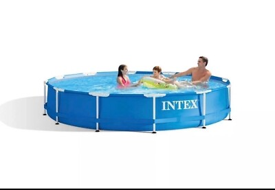 #ad Intex 28210EH 12 Foot x 30 Inch Above Ground Swimming Pool Pump Not Included
