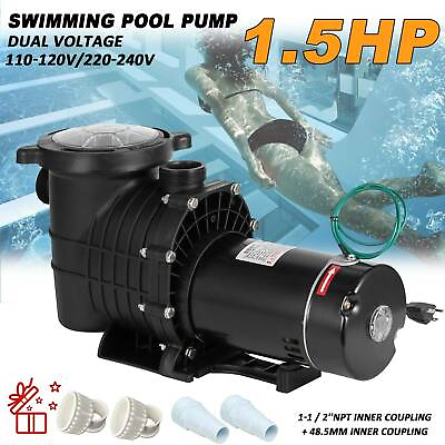 1.5HP In Ground Swimming Pool Pump Motor Strainer Replacement For Hayward