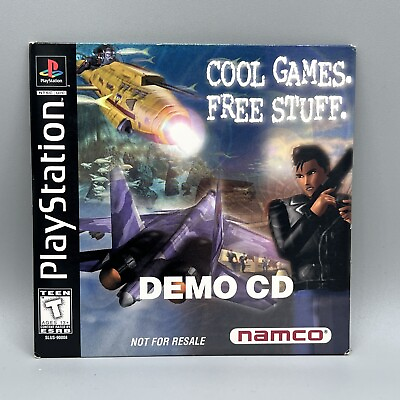 Namco Cool Games Free Stuff Demo CD Disc Sony PlayStation SLUS 90008 Time Crisis