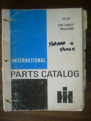 IH Farmall International Cub Cadet Serial Number 400000 and above Parts Manual