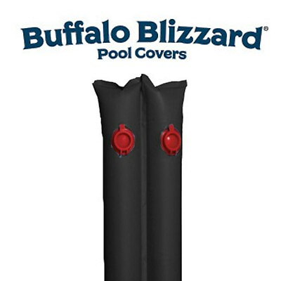 Buffalo Blizzard 1#x27; x 10#x27; Black 18 Gauge Water Tubes Swimming Pool Winter Covers
