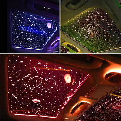 600x Home Car Headliner Twinkle Shooting Star Light Kit Roof Fiber Optic Ceiling