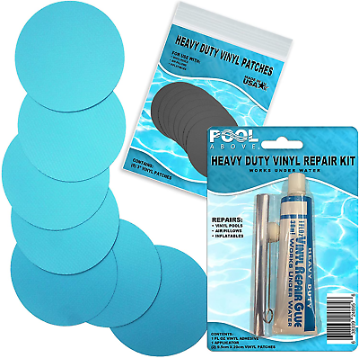 #ad #ad Heavy Duty Vinyl Repair Patch Kit Above Ground Pool Liner Repair Glue Patch