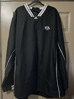 #ad 1990s Charlotte Hornets Game Issued Black Jacket Prototype 2XLTall