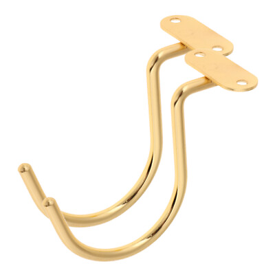 2 Pieces Brass Pool Hook Bridge Stick Holder Keeper Hardware Accessories