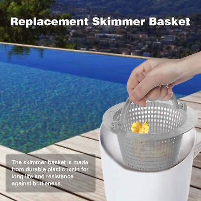 #ad Universal Replacement Skimmer Basket Plastic Skimmers Aboveground Swimming Pool