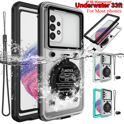 #ad IP68 Waterproof Case Diving Swimming Cover for Samsung S24 Ultra A15 A14 S23 S22