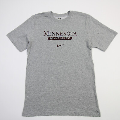 Minnesota Golden Gophers Nike Short Sleeve Shirt Men#x27;s Gray New