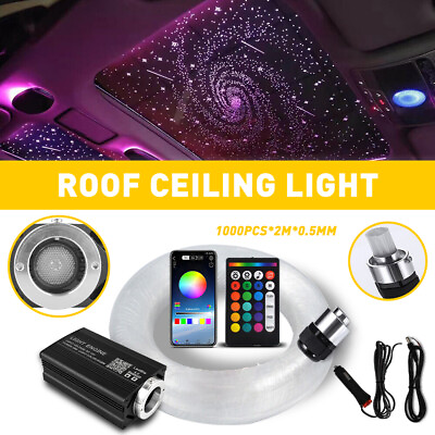 #ad 1000pc Headliner Star Roof Light Twinkle Ceiling Optic Fiber Lights kit For Home