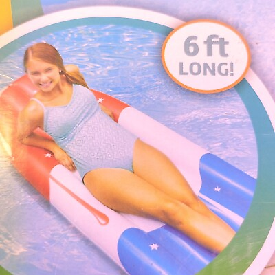 Inflatable Floats Aqua Lounger Bed Floating Pool Swimming Raft Water Hammock
