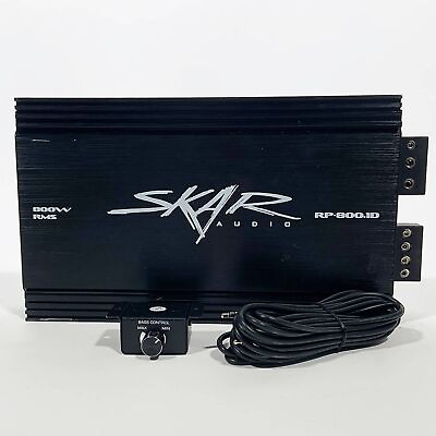 #ad USED SKAR AUDIO RP 800.1D 800 WATT MAX POWER CLASS D MONO SUB AMPLIFIER