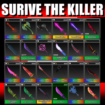 Roblox Survive The Killer STK Knife and Killer CHEAP AND FAST DELIVERY