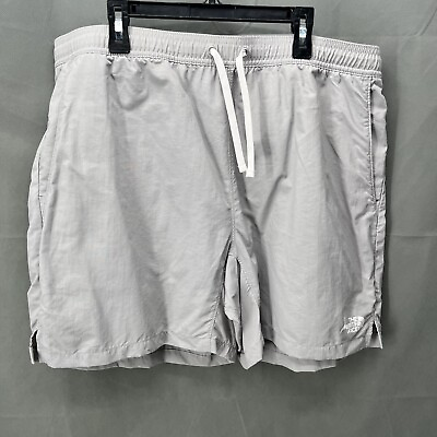 #ad The North Face Swim Trunks Men#x27;s Large Gray Board Shorts Swimwear Activewear