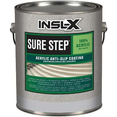 #ad INSL X Sure Step Light Gray Skid Resistant Concrete Paint 1 Gal. SU0310092 01