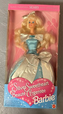 #ad #ad Silver Sweetheart Sears Exclusive Limited Edition Barbie Doll 1994 Vtg