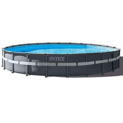 #ad Intex Ultra XTR Frame Deluxe Round Pool 24 ft x 52 in 26339EH
