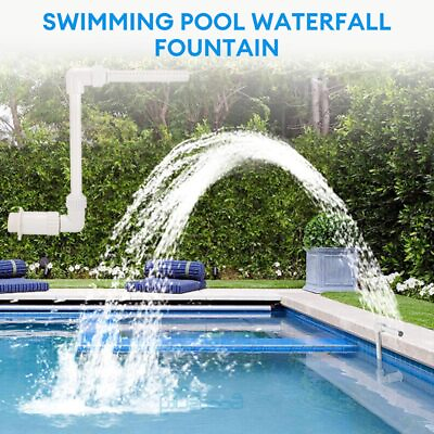 #ad Pool Sprinkler Waterfall Fountain In ground Above Ground Pool Water Feature