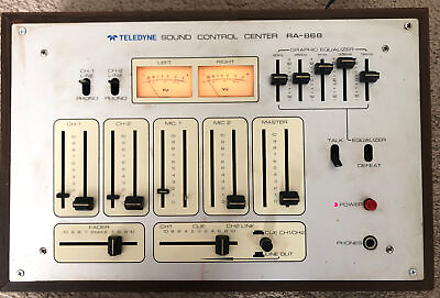 #ad #ad Vintage Teledyne RA 868 Sound Control Center