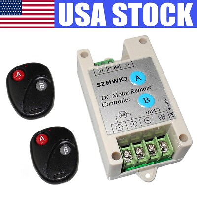 #ad 10A DC 9 30V Linear Actuator Remote Control DC Motor Switch Wireless Controller