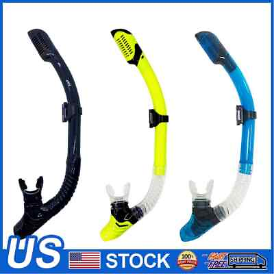 Diving Snorkel Silicone Full Dry Mouthpiece Swimming Underwater Diving Air Tube