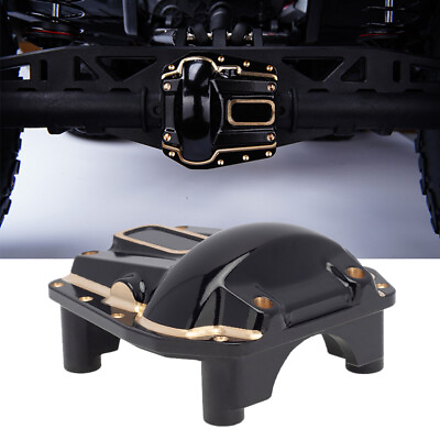 Front Rear CNC Brass Axle Differential Diff Cover For 1 6 Axial SCX6 RC Crawler