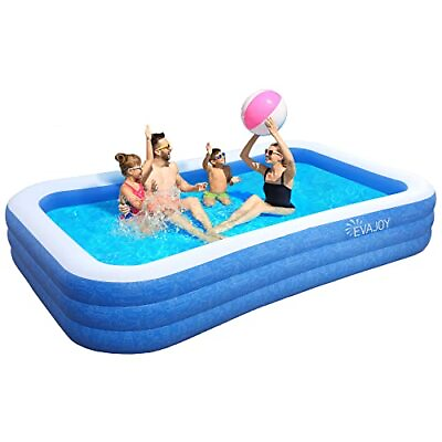 #ad Inflatable Swimming Pools 119#x27;#x27; x 72#x27;#x27; x 20#x27;#x27; Blow Up 119quot; x 72quot; x 20quot;