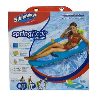 #ad #ad NEW Swim Ways Spring Float Recliner. Unfold inflate and float away. Best Price.