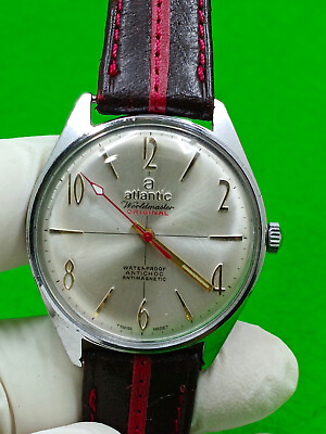 #ad #ad Atlantic Worldmaster Original watch 21 Jewels Mechanical Manual