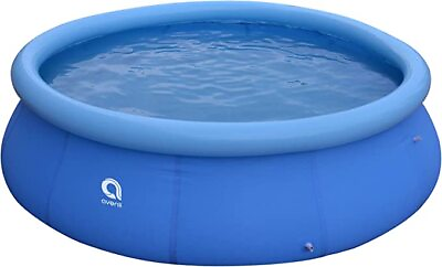 #ad JLeisure 10 Foot x 30 Inch Prompt Set Inflatable Outdoor Backyard Swimming Pool