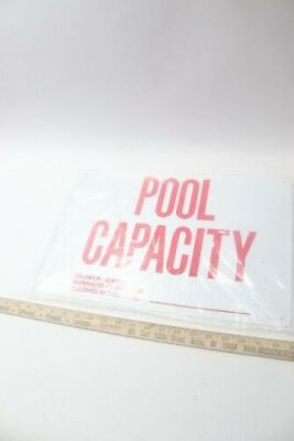 #ad Poolmaster Pool Capacity Sign For Residential or Commercial Swimming Pools 40361