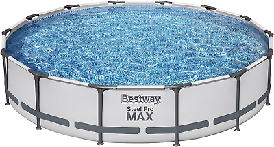 #ad #ad Steel Pro MAX 14#x27; X 33quot; round above Ground Pool Set Includes 530Gal Filter Pum