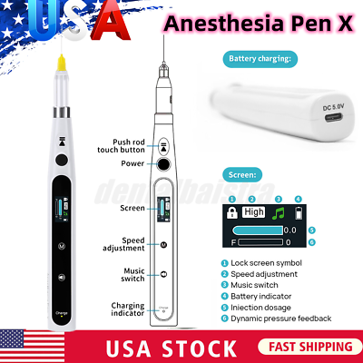 Electric Dental Painless Oral Local Anesthesia Delivery Device Injection Pen