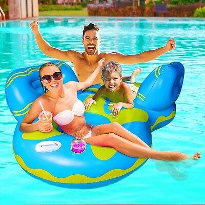 #ad Inflatable Pool Floats Adult Swimming Pool Floaties Accessories Lake Water Fl...