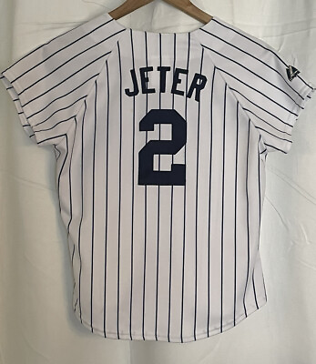 MLB Majestic #Jeter #Yankees jersey Child L see measurements