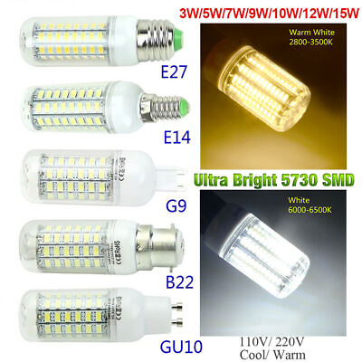 LED Corn Bulb E27 B22 GU10 E14 G9 Energy Saving Halogen Capsule Replace Light